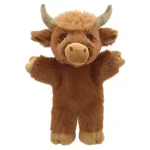 ECO WALKING PUPPET COW HIGHLAND