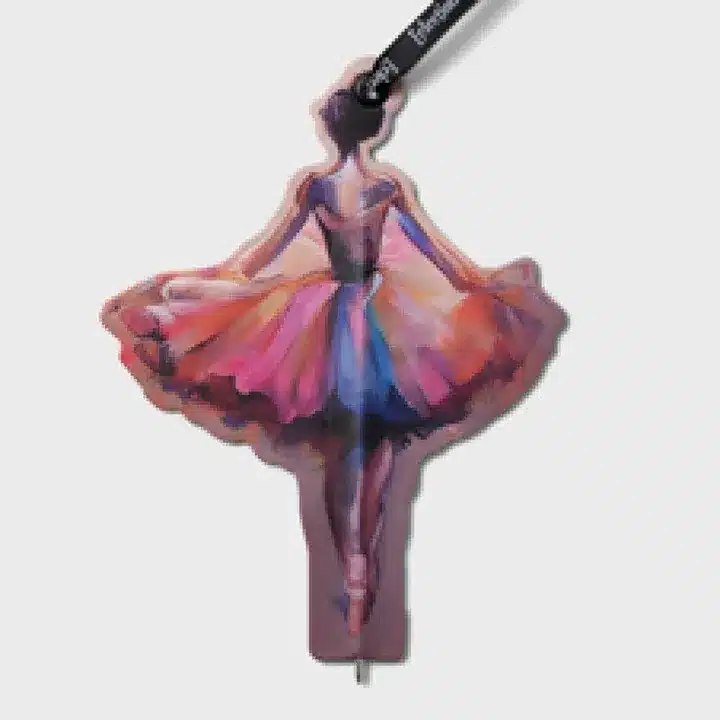 ECLECTIONERY FLAT PENS BALLET DANCER