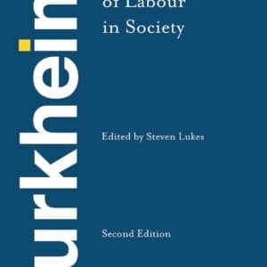 DURKHEIM THE DIVISION OF LABOUR SOCIETY