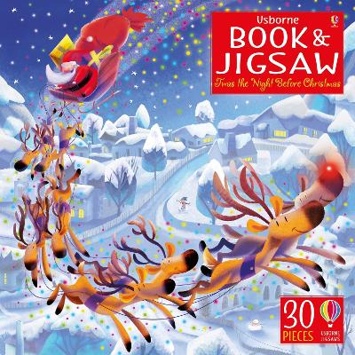 Usborne Book And Jigsaw 'Twas The Night Before Christmas