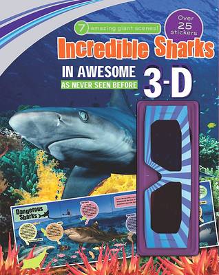 3D Sticker Scene: Incredible Sharks
