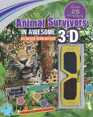 3D Sticker Scene: Animal Survivors (Endangered Animals)