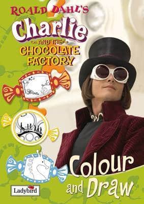 Charlie And The Chocolate Factory Colour And Draw Book
