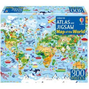 Atlas And Jigsaw Map Of The World
