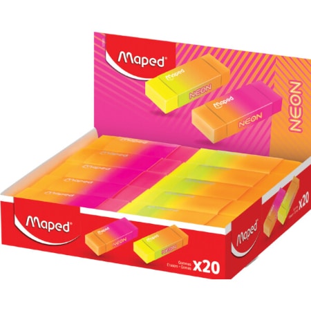 ERASERS NEON DISPLAY