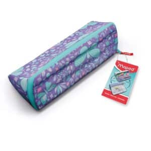 PENCIL CASE EMPTY DOUBLE OPEN BUTTERFLY