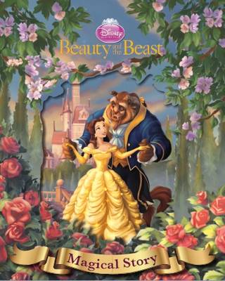 Disney Beauty And The Beast Magical Story With Amazing Moving Picture Cover