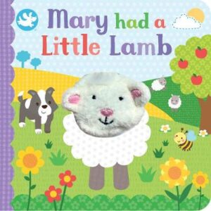 Little Learners Mary Had A Little Lamb Finger Puppet Book