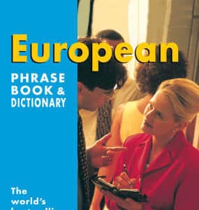 European Berlitz Phrase Book And Dictionary