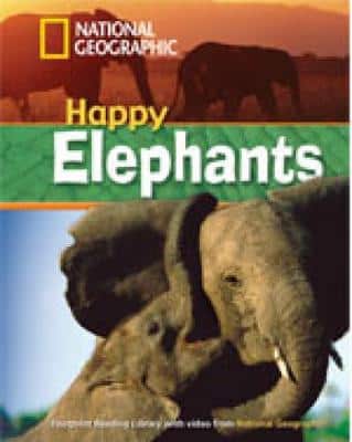Happy Elephants + Book With Multi-Rom: Footprint Reading Library 800