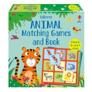 Animal Matching Games And Book