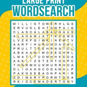 Large Print Wordsearch: Easy To Read Puzzles