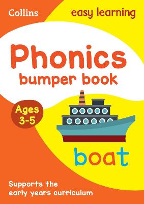 Phonics Bumper Book Ages 3-5: Ideal For Home Learning (Collins Easy Learning Preschool)