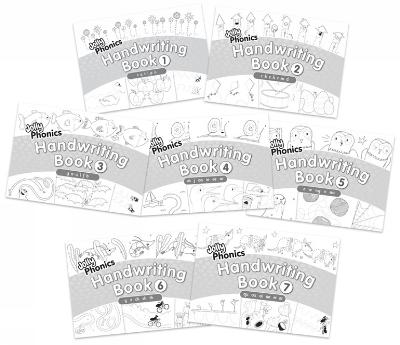 Jolly Phonics Handwriting Books Complete Set (1-7): In Precursive Letters (British English Edition)