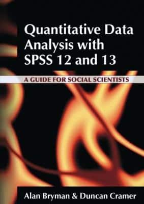 QUATITATIVE DATE ANALYSIS WITH SPSS12 13