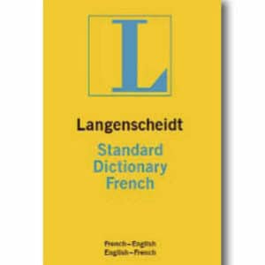 French Langenscheidt Standard Dictionary