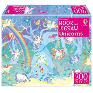 Usborne Book And Jigsaw Unicorns