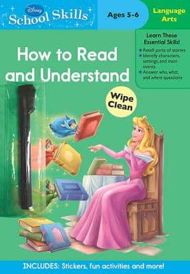 Disney School Skills: Princess How To Read And Understand