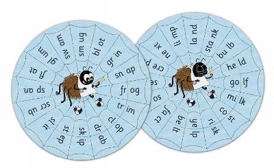 Jolly Phonics Blends Wheels: In Precursive Letters