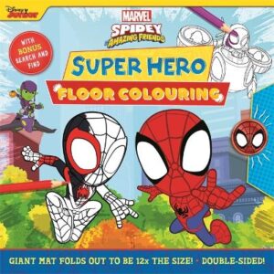 Marvel Spidey And His Amazing Friends: Super Hero Floor Colouring