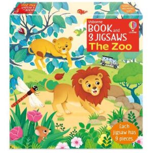 Usborne Book And 3 Jigsaws: The Zoo