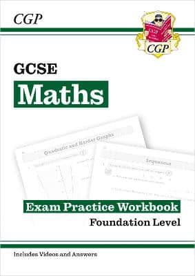Gcse Maths Exam Practice Workbook: Foundation - Includes Video Solutions And Answers