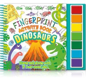 Fingerprint Activity Book Dinosaurs