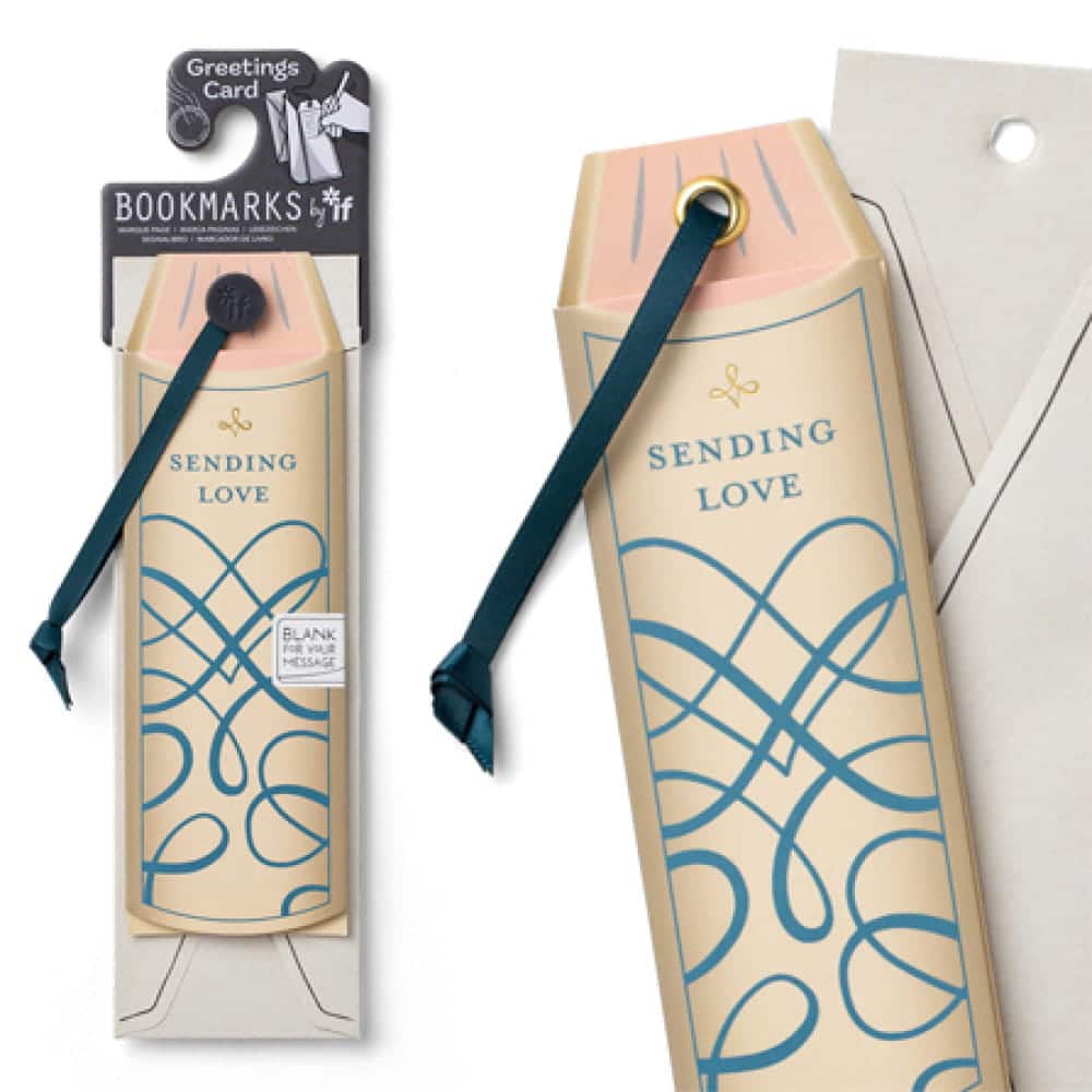 BOOKMARK CARD SENDING LOVE