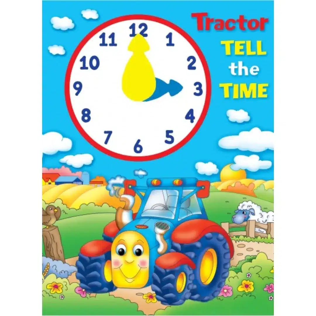 TRACTOR TELL THE TIME CLICKING CLOCK