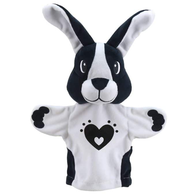 RABBIT MY FIRST BLACK AND WHITE PUPPET
