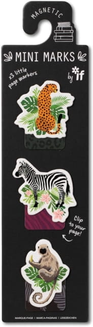 MINI MAGNETIC BOOKMARKS ANIMALS