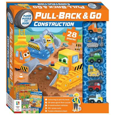 Pull-Back-And-Go Construction Vehicles