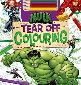 Marvel Avengers Hulk: Tear Off Colouring