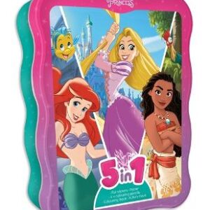 Disney Princess: 5-In-1 Tin