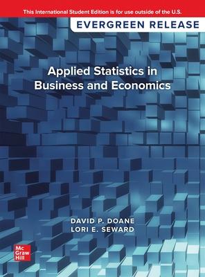 APPLIED STATISTICS IN BUSINESS & ECONOMI