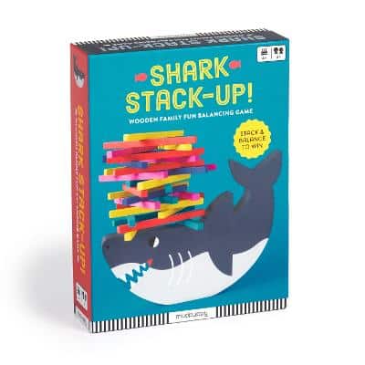 Shark Stack-Up! Wooden Balancing Game