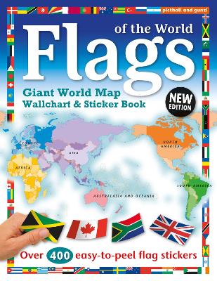Flags Of The World: World Map Wallchart Poster And Sticker Book