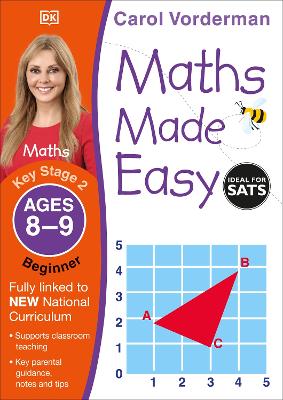 Maths Made Easy: Beginner, Ages 8-9 (Key Stage 2): Supports The National Curriculum, Maths Exercise Book