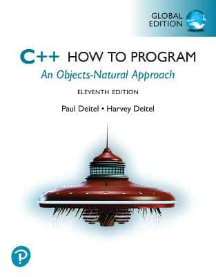 C++ HOW TO PROGRAM GLOBAL EDITION
