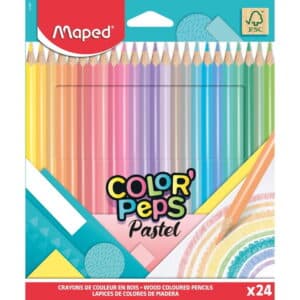 CP PENCILS PASTEL FSC COLOR PERS X24