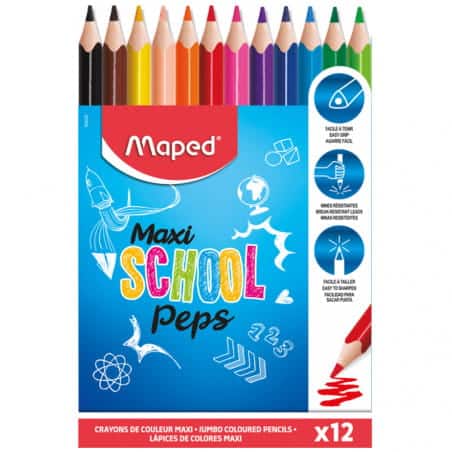 CP COLOURED PENCIL SCHOOL PEPS MAX