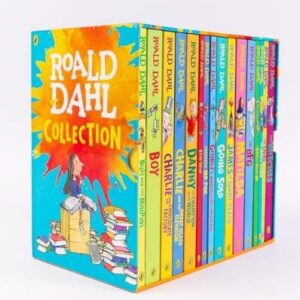 The Roald Dahl Boxset Collection: 16 Fantastic Stories For Ages 7+ (Charlie And  Chocolate Factory, Matilda, Bfg, The Twits, And More!)