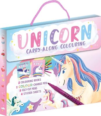 Unicorn Carry-Along Colouring