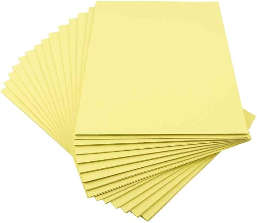 KARTONCIN A2 PASTEL YELLOW