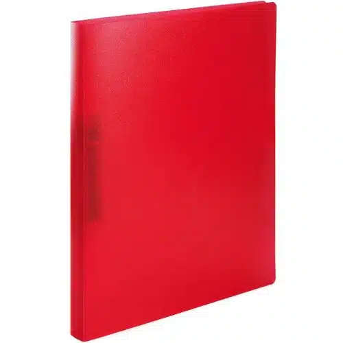 RING FILE RED A4 SOFT