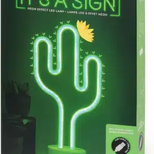 NEON EFFECT LED LAMP CACTUS