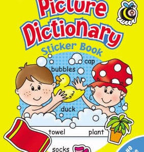 Picture Dictionary Sticker Book (2 Titles): "Out And About" , "At Home"