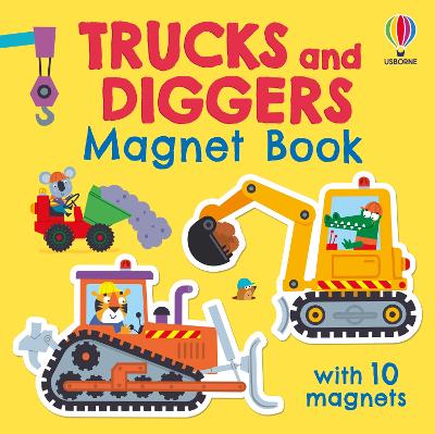 Trucks And Diggers Magnet Book