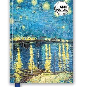 Vincent Van Gogh: Starry Night Over The Rhone (Foiled Blank Journal)