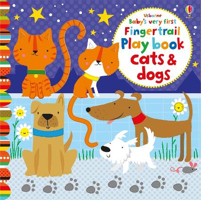 Baby's Very First Fingertrails Playbook Cats And Dogs